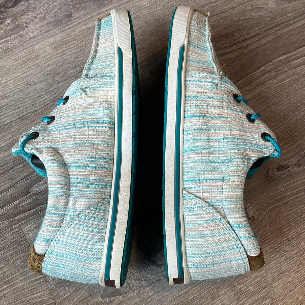Twisted X Hooey Loper Sneakers Loafers Multicolor Blue Uppers Womens 8 - Picture 7 of 10